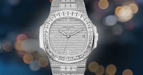 patek philippe diamant femme|Patek Philippe nautilus full diamond.